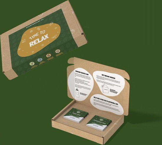 Giftbox ShampooBars Time To Relax – Shampoo Bar Dennenbos + Body Bar Dennenbos