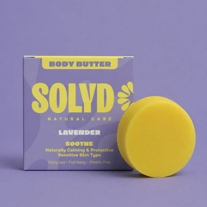 Solyd – Body Butter Bar Lavender – gevoelige huid – 60 gram