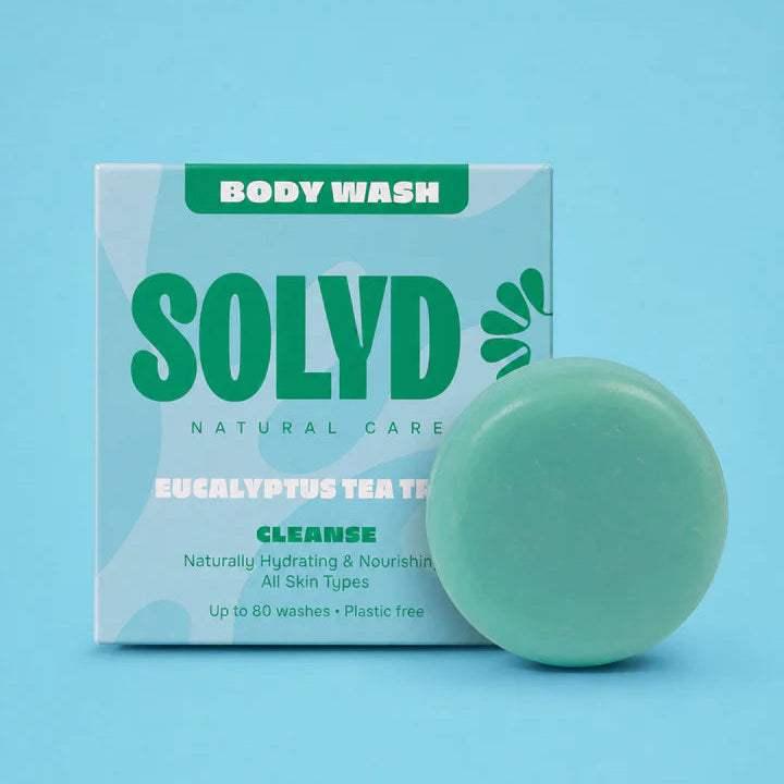 Solyd – Body Wash Bar Eucalyptus Tea Tree – normale tot gevoelige huid – 60 gram