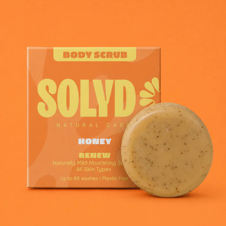 Solyd – Body Scrub Bar Honey – alle huidtypes – 60 gram
