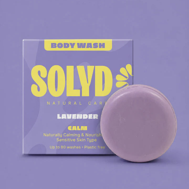 Solyd – Body Wash Bar Lavender – normale tot gevoelige huid – 60 gram