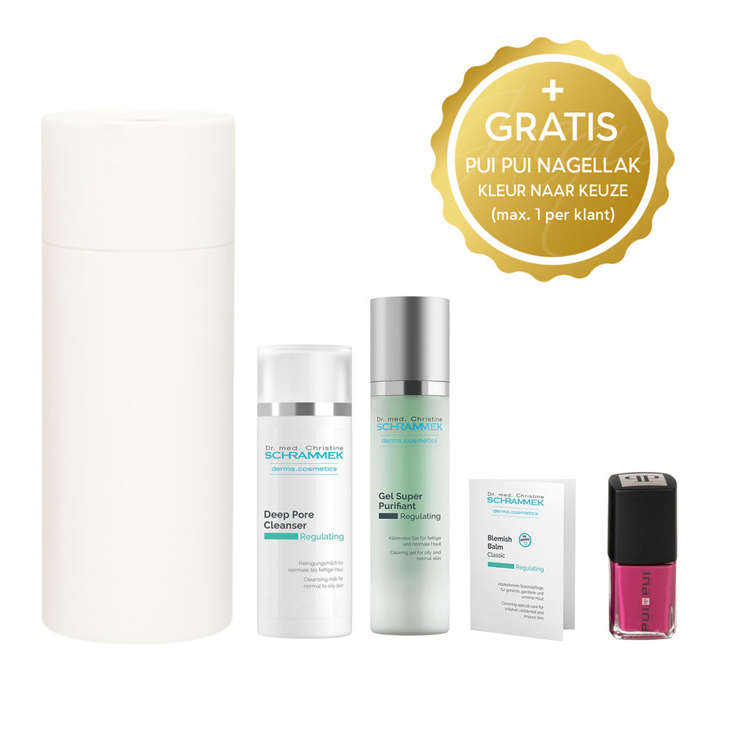 Dr. Schrammek Clear Skin Set - For Oily & Blemished Skin - Complete Skincare Set