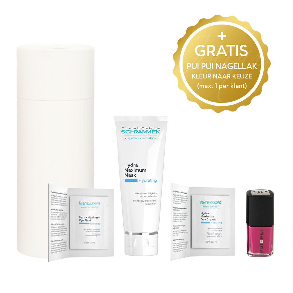 Dr. Schrammek Hydra Pocket Set – Feuchtigkeitsset trockene Haut + gratis Mascara