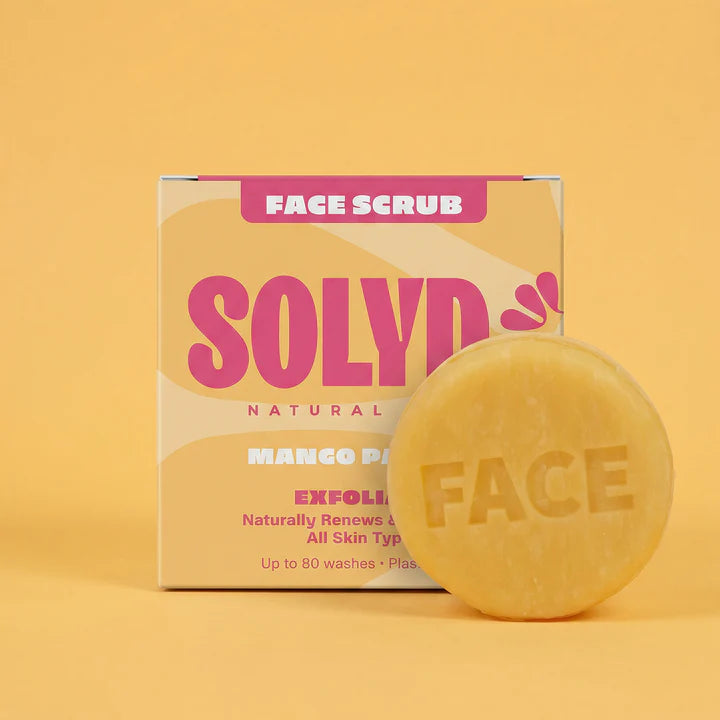Solyd – Face Scrub Bar Mango Papaya – alle huidtypes – 60 gram