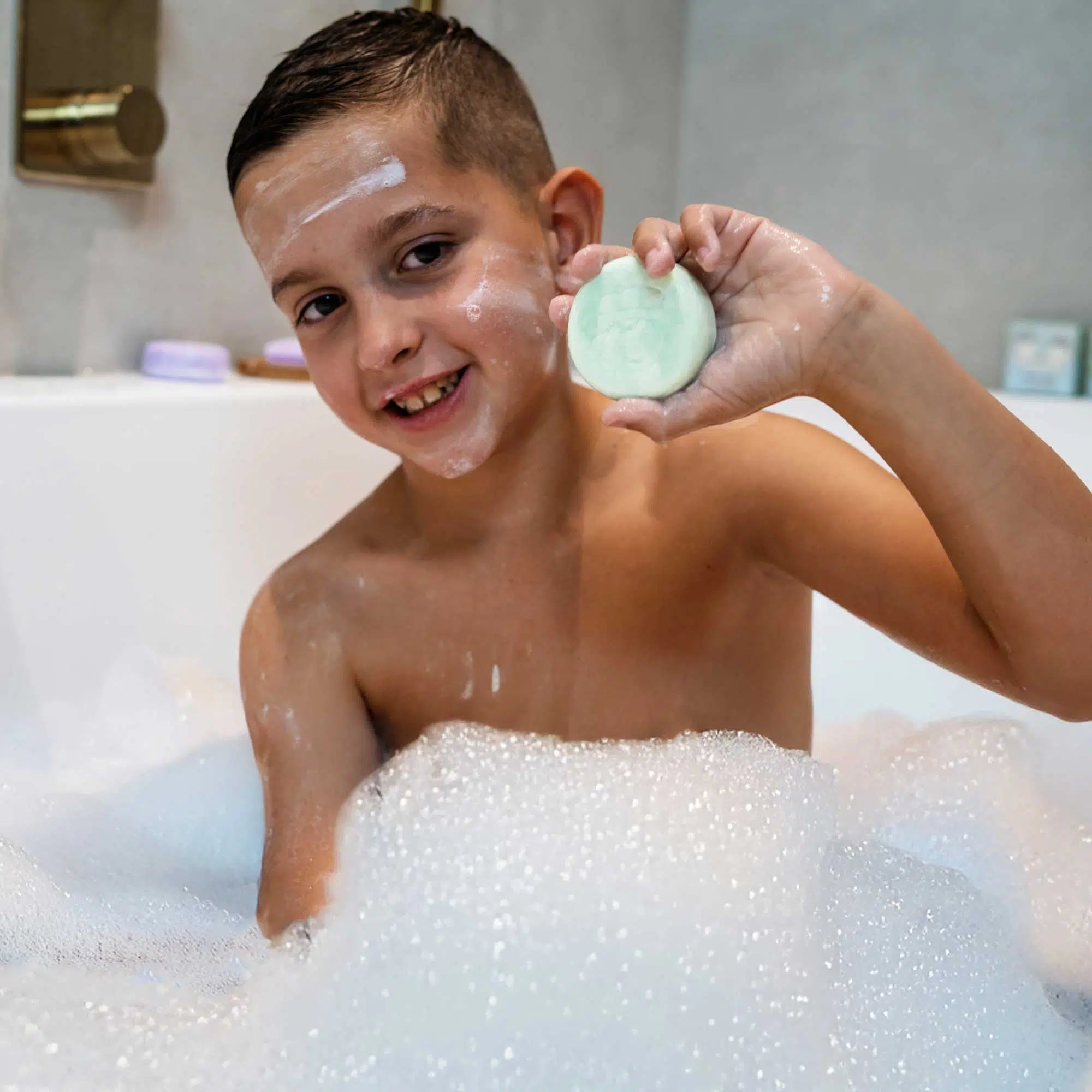 Giftbox ShampooBars Fien & Teun – 3-in-1 bar + reisblik