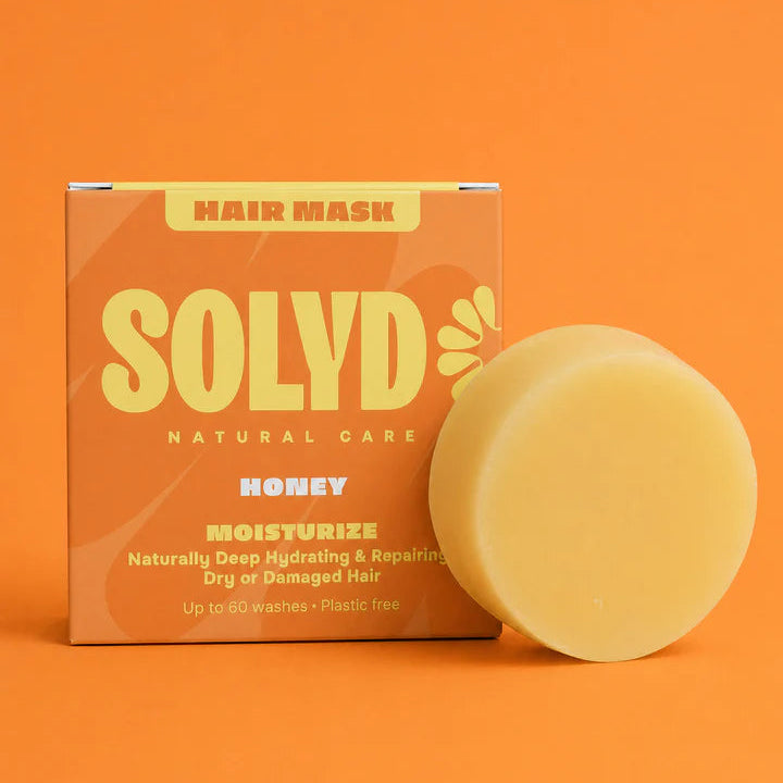 Solyd – Hair Mask Bar Honey – droog en beschadigd haar – 45 gram