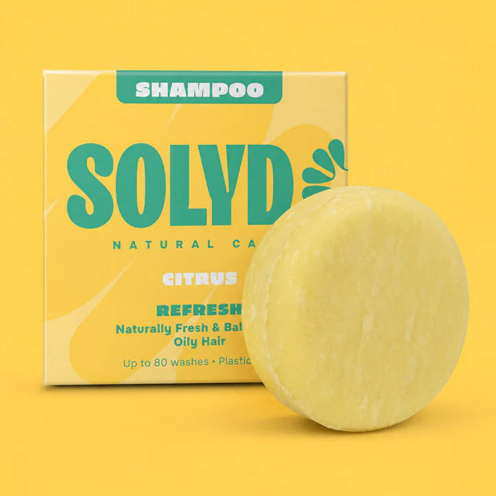 Solyd – Shampoo Bar Citrus – vet haar – 60 gram