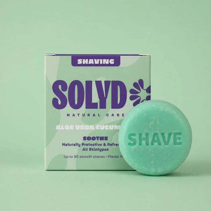 Solyd – Shaving Bar Aloe Vera Cucumber – scheren & huidverzorging – 60 gram
