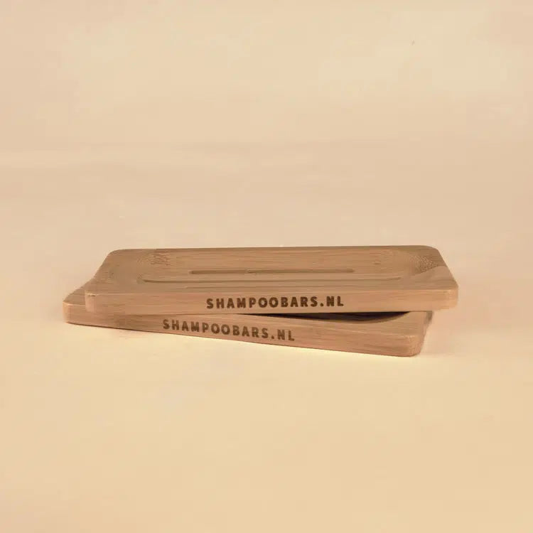 Giftbox ShampooBars Warm Vanilla Spa at home – 3 bars + bamboe plank