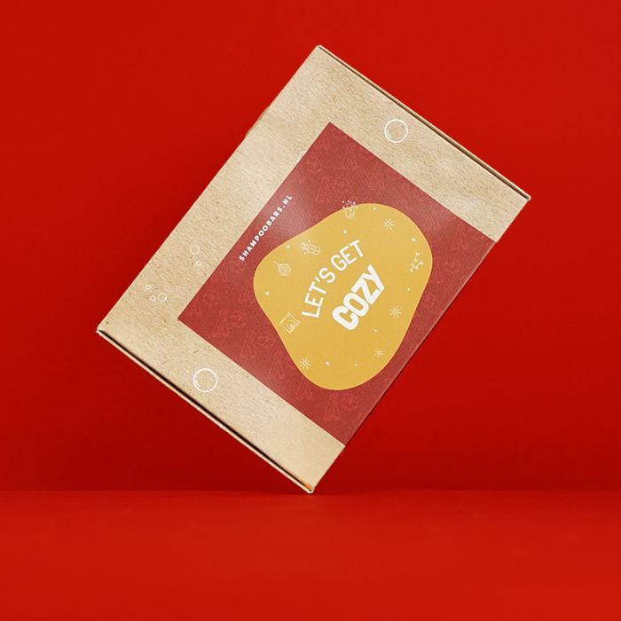Giftbox ShampooBars Let's Get Cozy – Shampoo Bar Appel Kaneel + Body Bar Appel Kaneel