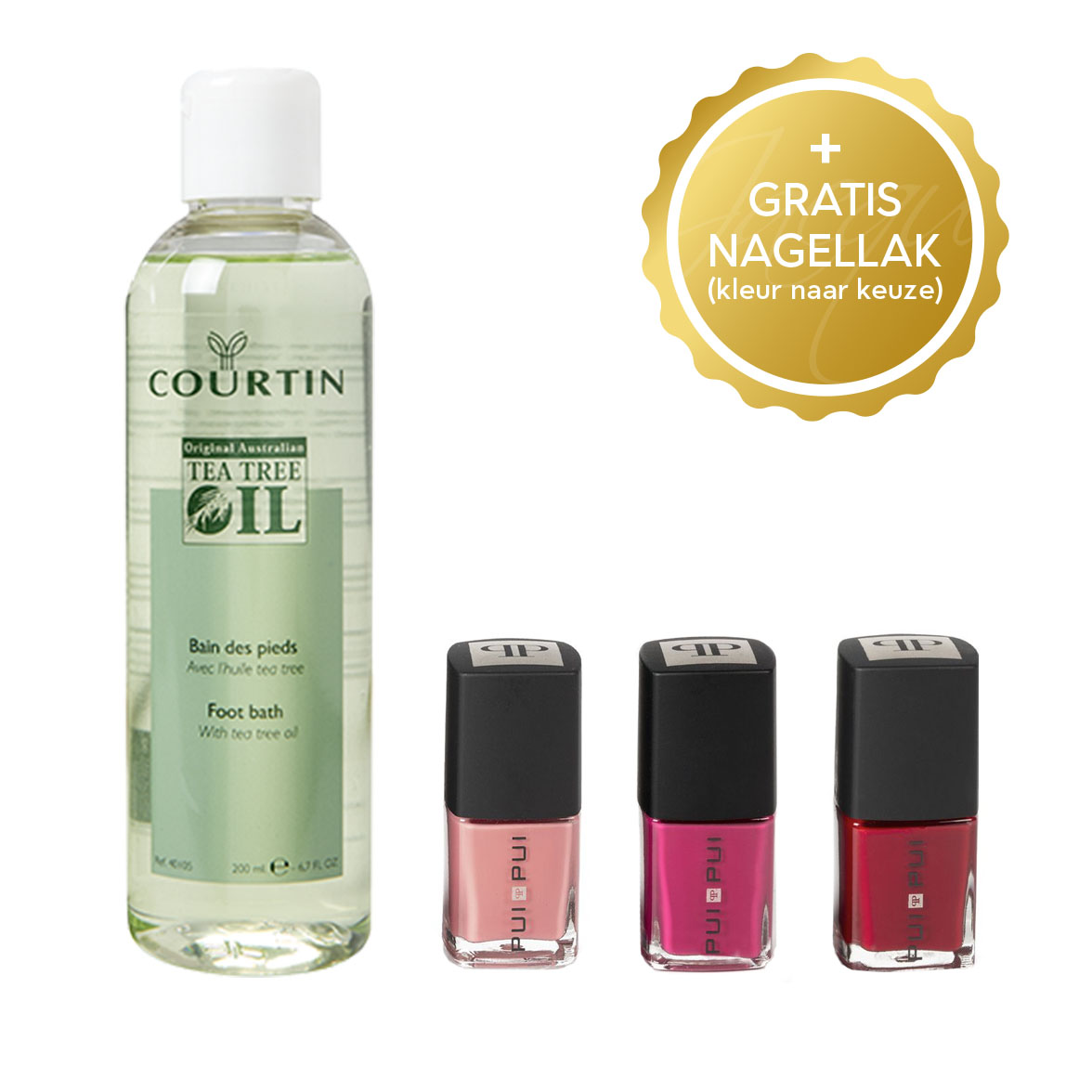 Courtin Foot Bath + 1x Free Pui Pui Nail Polish worth €12.00 – Seasonal Deal