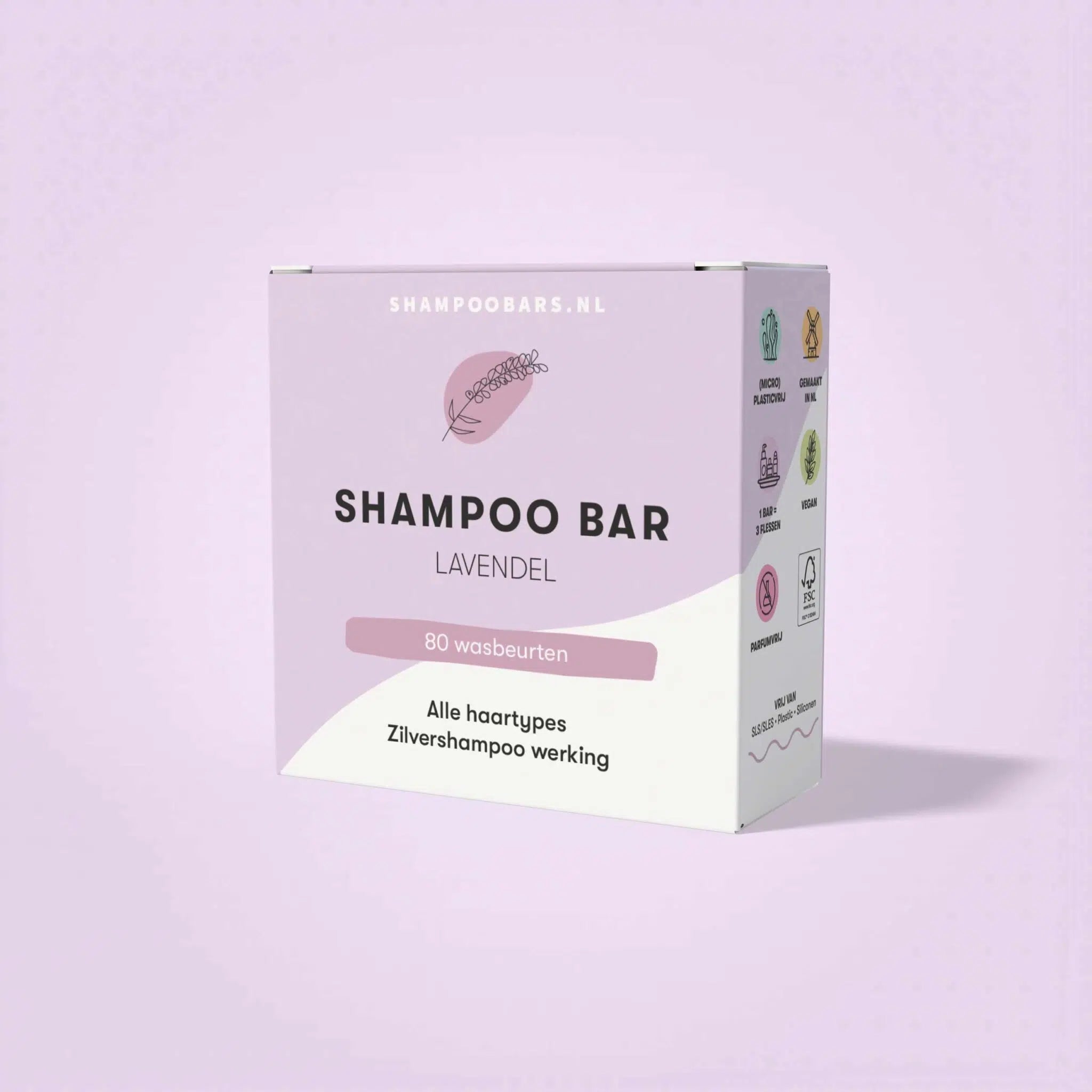 ShampooBars – Shampoo Bar Lavendel – voor alle haartypes – 60 gram