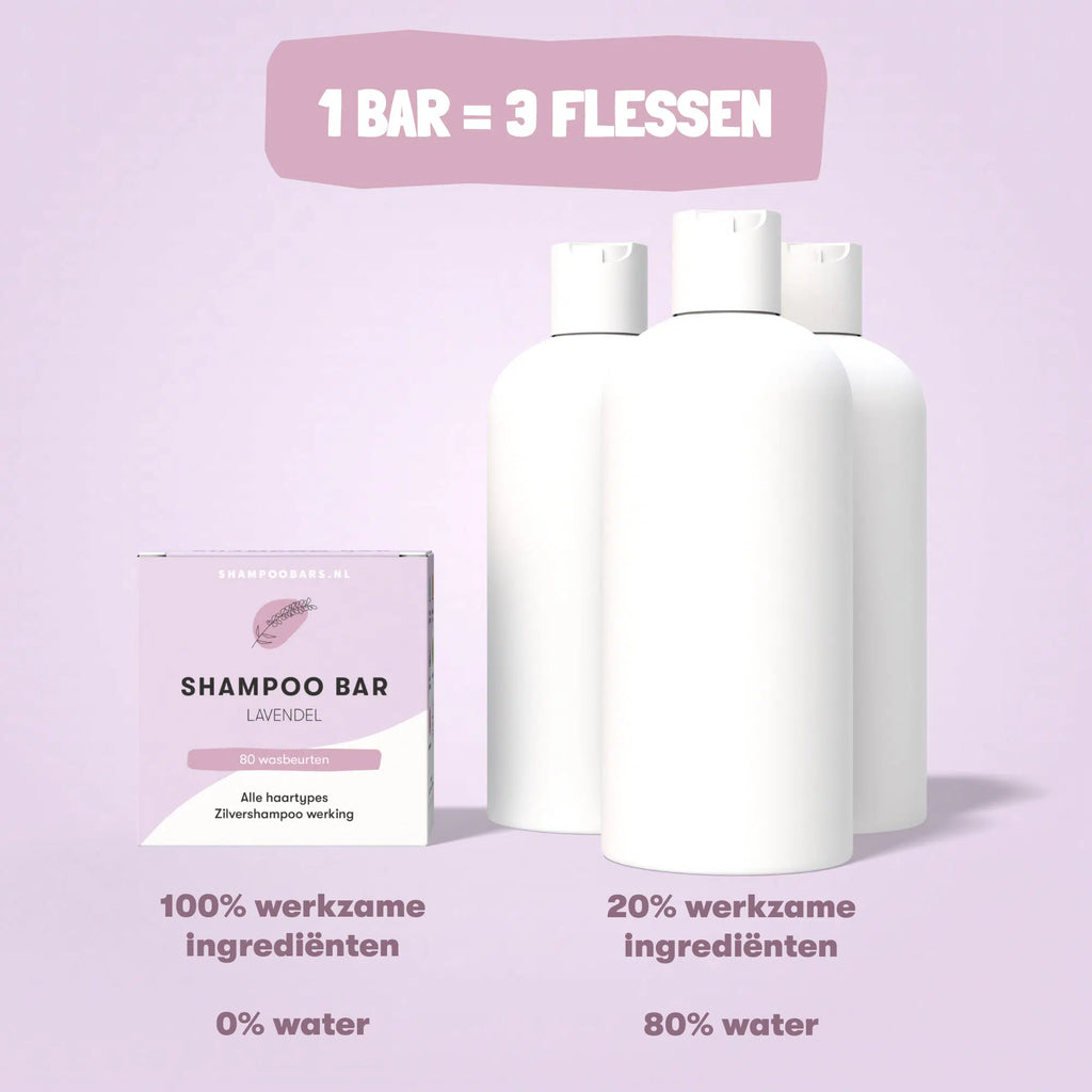 ShampooBars – Shampoo Bar Lavendel – voor alle haartypes – 60 gram