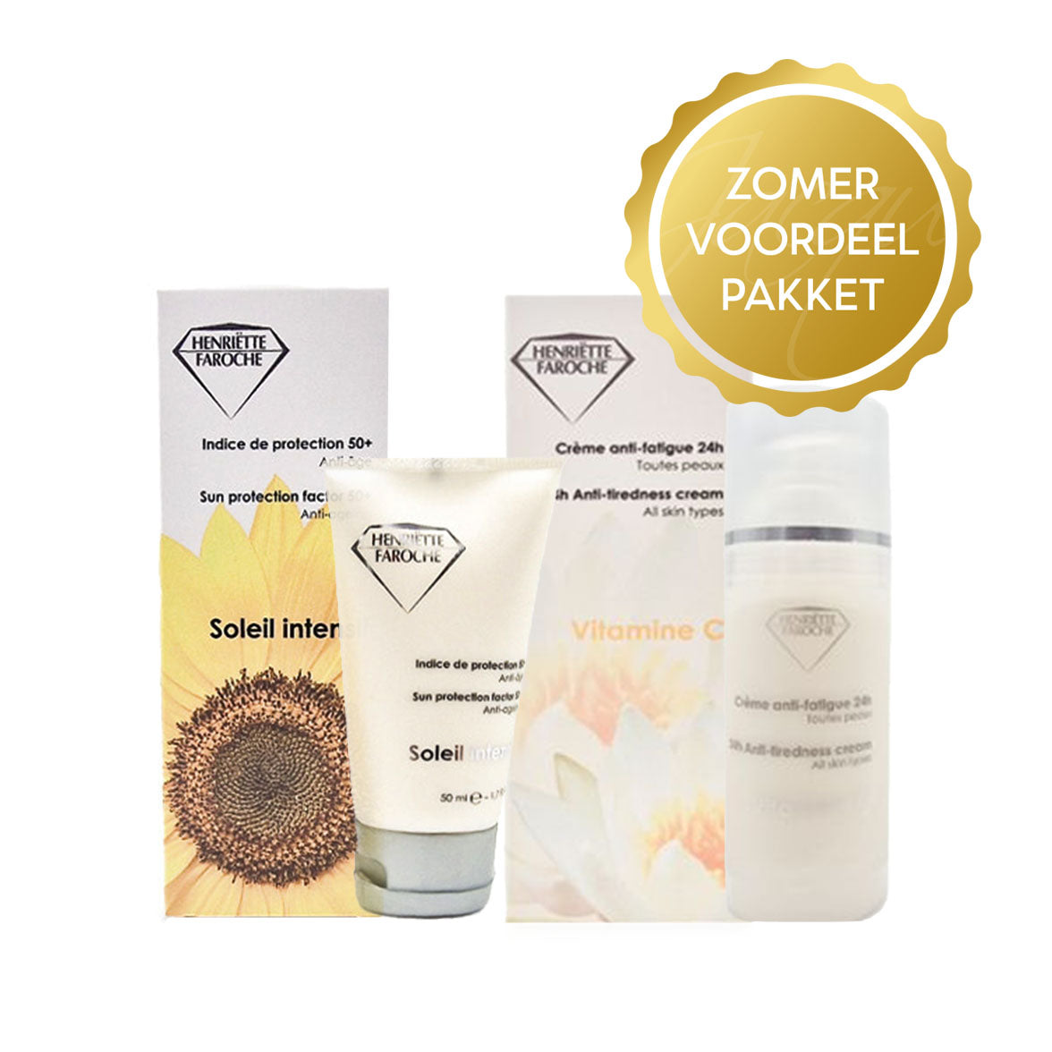 Henriëtte Faroche Vitamine C & SPF50 duo - stralende huid -50ML