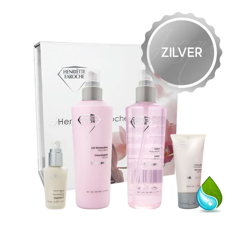 Henriëtte Faroche Hydrasence - Trockene & Feuchtigkeitsarme Haut - Silber-Paket