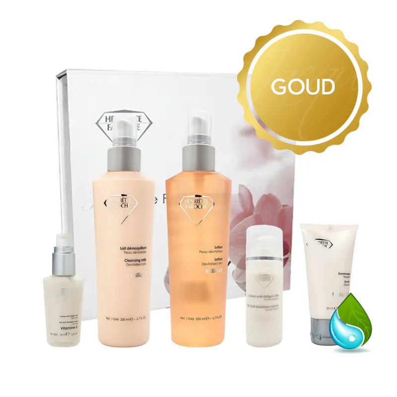 Henriëtte Faroche - Vitamine C - doffe huid, pigmentvlekken & rokershuid - Goud Pakket