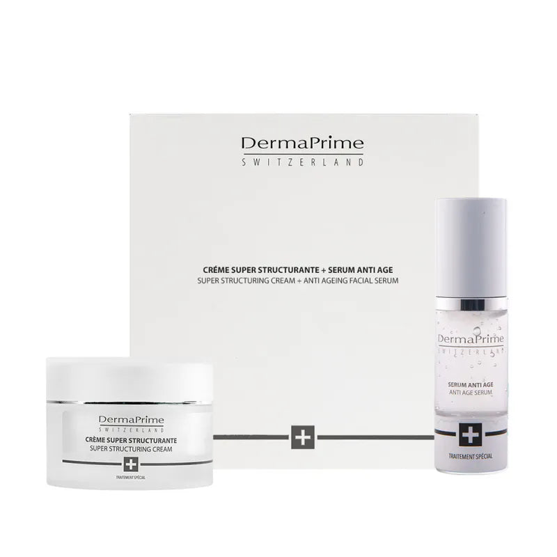 DermaPrime Beauty Box Structurante – Trockene und Reife Haut – Creme 50 ml + Serum 30 ml
