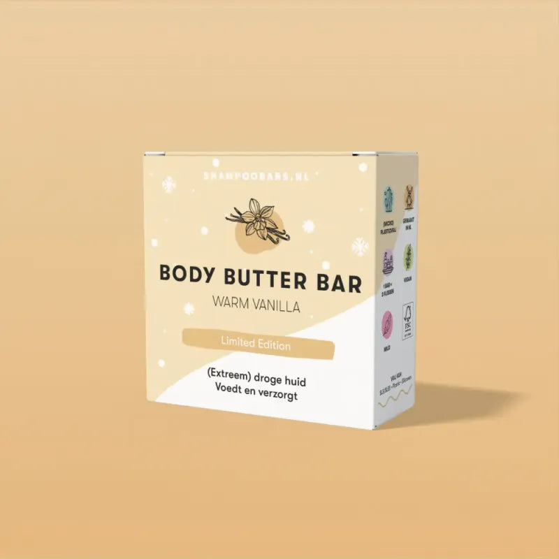 Giftbox  ShampooBars - Warm Vanilla Body & Glow - 2 bars