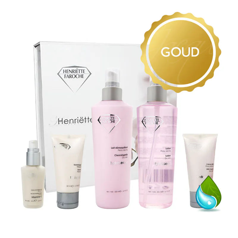 Henriëtte Faroche Hydrasence - Droge & Vochtarme Huid - Goud Pakket