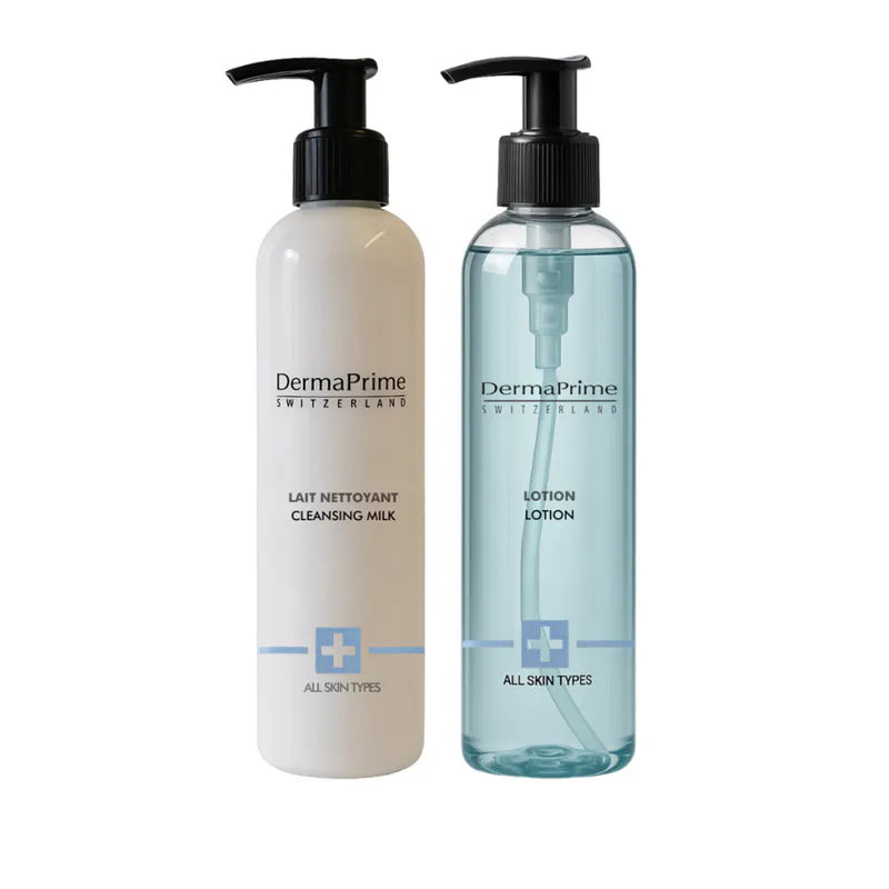 Dermaprime Lait & Lotion Cleansing Set - Alle huidtypen Kingsize - 250 ml