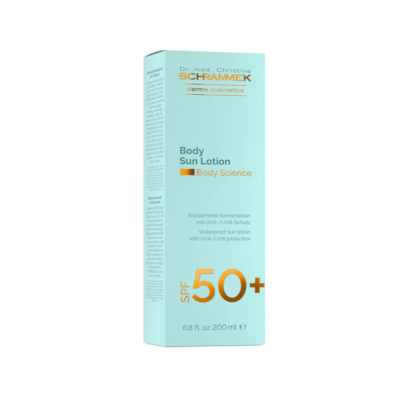 Dr. Schrammek Body Sun Lotion SPF50+ – very high sun protection – 200 ml