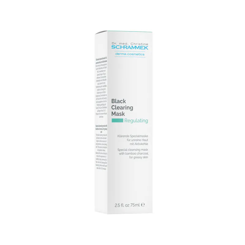 Dr. Schrammek - Black Clearing Mask - diepzuiverend masker voor vette en onzuivere huid - 75 ml